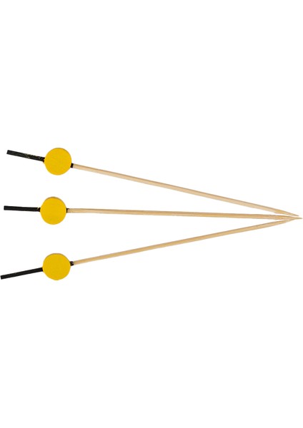 Bambu Davul Kürdan Sarı 120MM - 100 Adet
