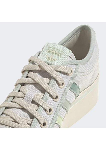 Nizza Platform GX4605 Cream White / Almost Lime / Wo Bej Ayakkabı