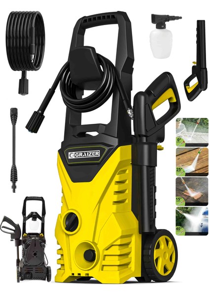 Trex S 180 Çelik Şanzuman Musluk ve Kovadan Çekme Yüksek Basınçlı Bahçe Oto Yıkama Makinesi fiyatları