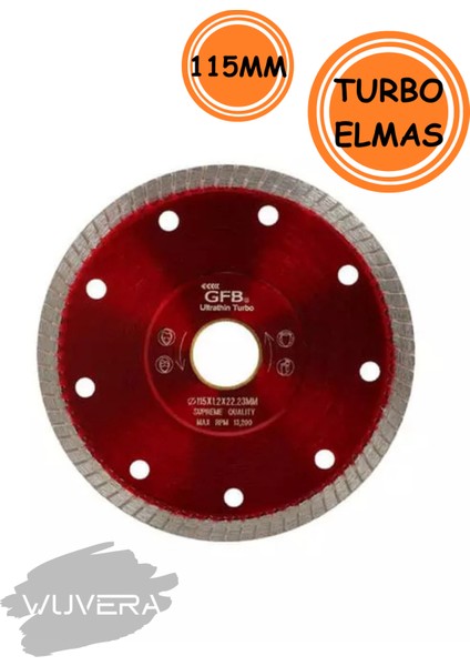 Turbo Seramik Fayans Kesici – 115 mm Turbo Disk ile Hassas ve Temiz Kesim fırsatları