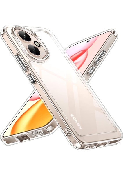 Honor 400 Kılıf Kamera Çıkıntılı Korumalı Yumuşak Şeffaf Silikon Renksiz Kapak