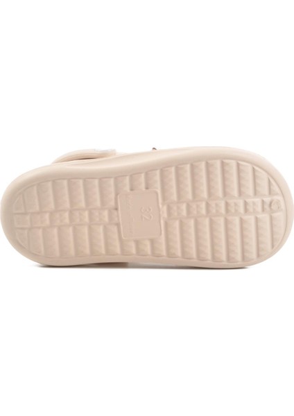 303 F Ekru Hafif Esnek Çocuk Sabo Terlik indirimleri