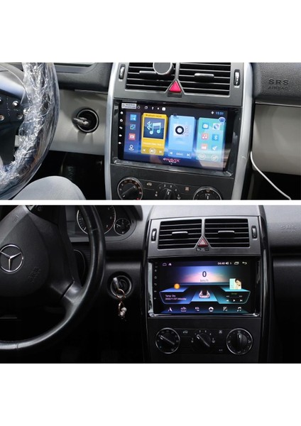 Mercedes B200 Android Multimedya Sistemi 4-64 Cadence (2005-2011)+ Dört Bölge 360 Derece Kamera Sistemi Hediye