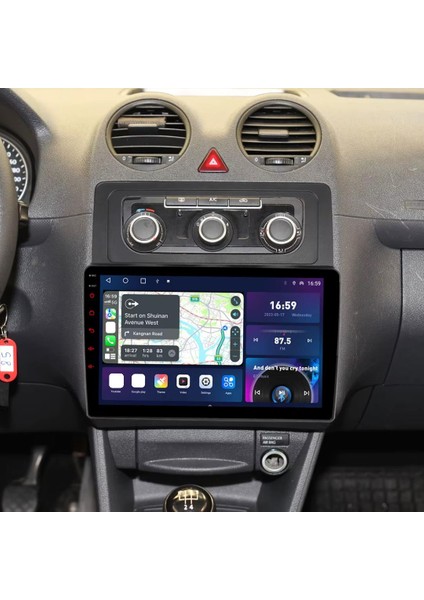 Volkswagen Caddy Dijital Klima Android Multimedya Sistemi 4-64 Cadence (2004-2005)+ Dört Bölge 360 Derece Kamera Sistemi Hediye