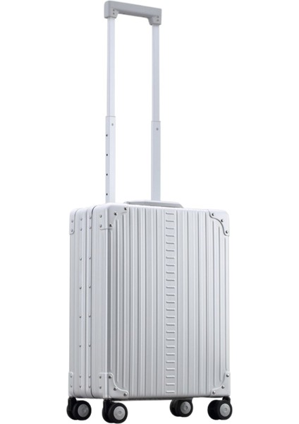 Platin Alüminyum 4 Tekerlekli Iş Valizi,55 cm