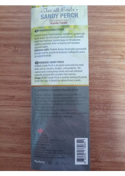 KUŞ Kumlu Tünek 20 cm 3LÜ PAKET fiyatları