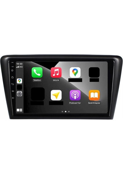 Skoda Rapid Android Multimedya Sistemi 4-64 Cadence (2013-2018)+ Dört Bölge 360 Derece Kamera Sistemi Hediye fırsatları
