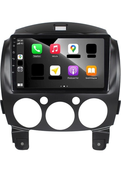 Mazda 2 Android Multimedya Sistemi 4-64 Cadence (2008-2012)+ Dört Bölge 360 Derece Kamera Sistemi Hediye fırsatları