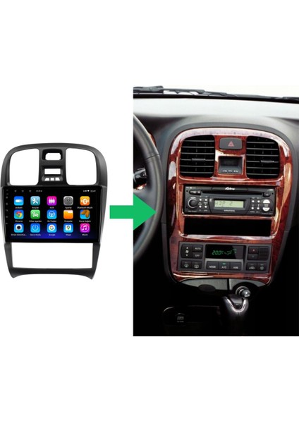 Hyundai Sonata Android Multimedya Sistemi 4-64 Cadence (2004-2005)+ Dört Bölge 360 Derece Kamera Sistemi Hediye