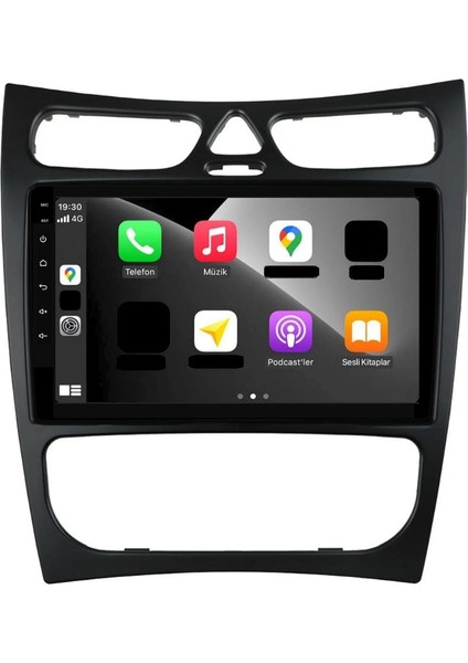 Mercedes Clk Android Multimedya Sistemi 4-64 Cadence (2003-2005)+ Dört Bölge 360 Derece Kamera Sistemi Hediye fiyatları