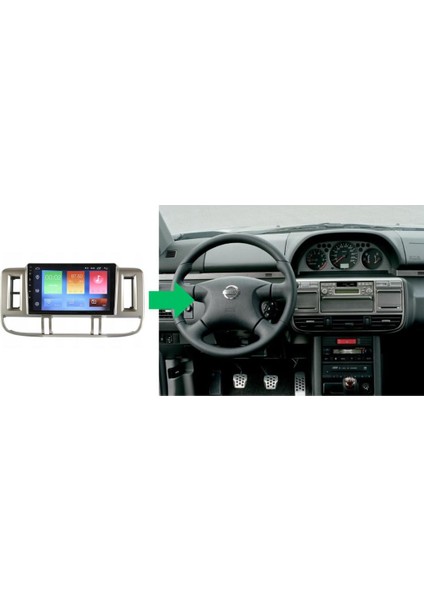 Nissan X-Trail Android Multimedya Sistemi 4-64 Cadence (2002-2004) + Dört Bölge 360 Derece Kamera Sistemi Hediye
