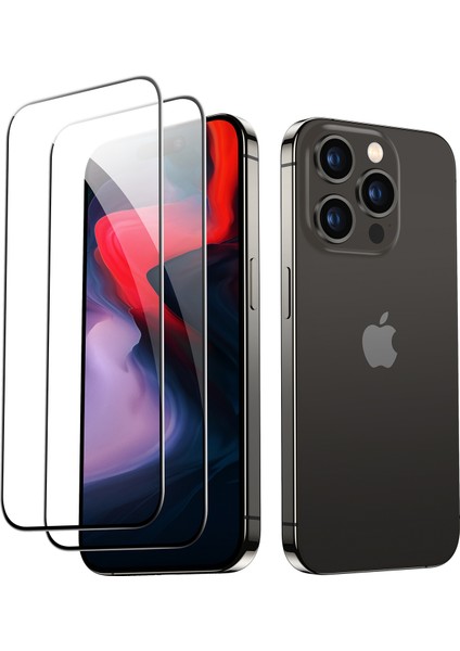 Iphone 15 Pro Max Anti-Static Temperli Full Cam Ekran Koruyucu 2 Adet fiyatları