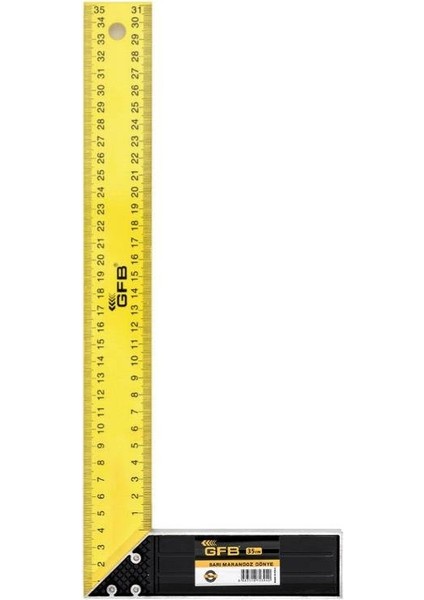 5540 Sarı Marangoz Gönye 25 Cm