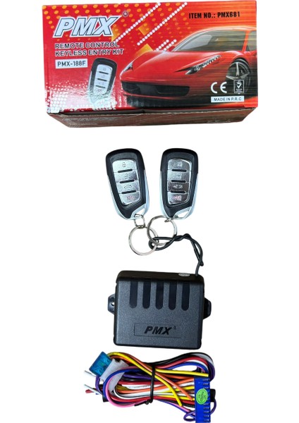 12 Volt Uzaktan Kumanda Açma Kapama Merkezi Kilit Pmx 681