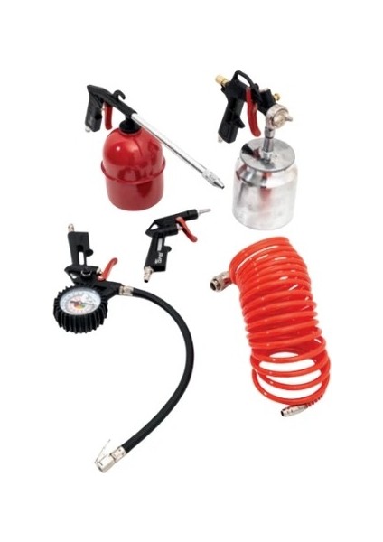 5605 Boya ve Hava Tabanca 5 Parçalı Set