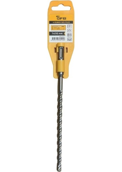 2081 Sds Plus 4 Elmaslı 7x210 Mm Matkap Ucu - 2 Adet