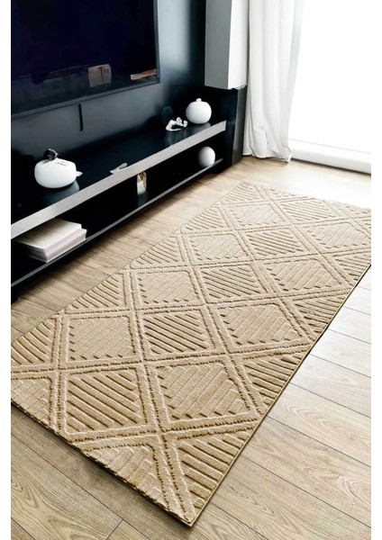 Hilda Iskandinav Dokuma Bukleli Premium Vizon Puffy Peluş Yolluk Koridor Halısı Salon Halısı fiyatları