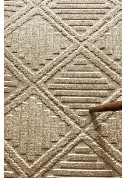 Hilda Iskandinav Dokuma Bukleli Premium Vizon Puffy Peluş Yolluk Koridor Halısı Salon Halısı modelleri