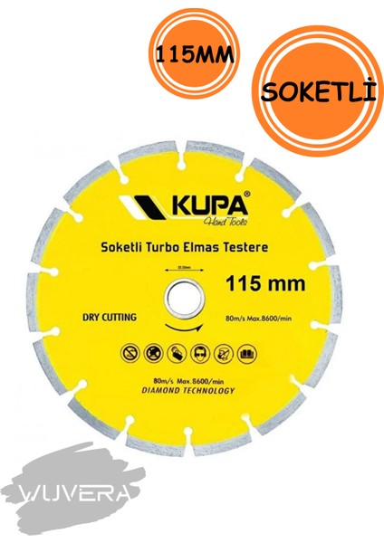 115 mm Elmas Kesici Disk – Beton, Mermer, Granit ve Taş Kesimi Için Dayanıklı Kesme Taşı fırsatları