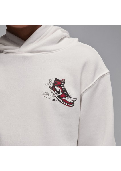 Nıke Jordan Jdb Aır Jordan Has Landed Po Erkek Çocuk Sweatshirt 95F281 fırsatları