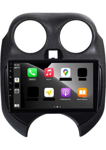 Nissan Micra Android Multimedya Sistemi 4-64 Cadence (2011-2013) + Dört Bölge 360 Derece Kamera Sistemi Hediye fırsatları