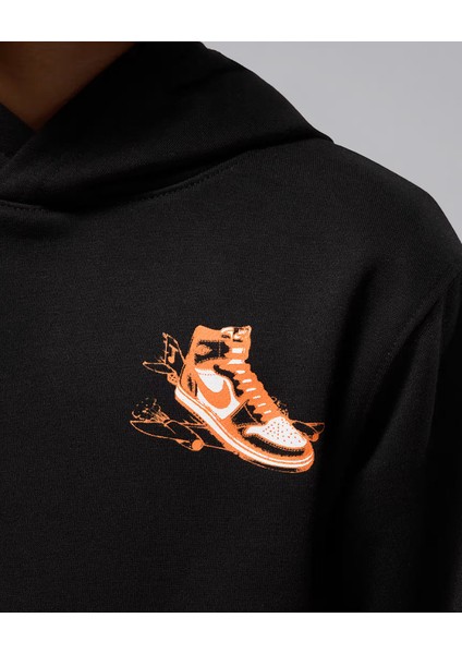 Nıke Jordan Jdb Aır Jordan Has Landed Po Erkek Çocuk Sweatshirt 95F281 fırsatları