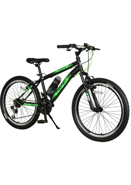 Trendbisiklet Vento 24’’ Çift Kat Alüminyum Jant Önden Amortisörlü, 21 Otomatik Vites Dağ Bisikleti 24-517-S-NY