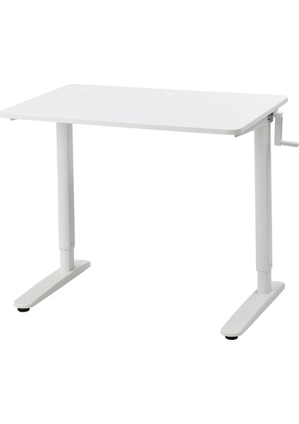 Relatera Çocuk Çalışma Masası 90 x 60 cm Beyaz Yükseklik Ayarlı Askı Aparatlı