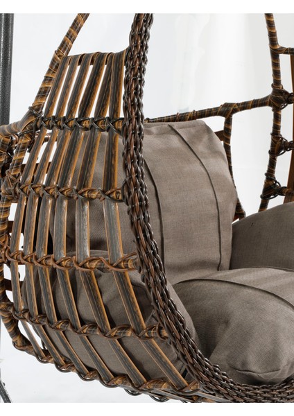 Kahverengi Rattan Örgü Damla Model Hamak Bahçe Salıncağı Balko,teras, Bahçe fiyatları