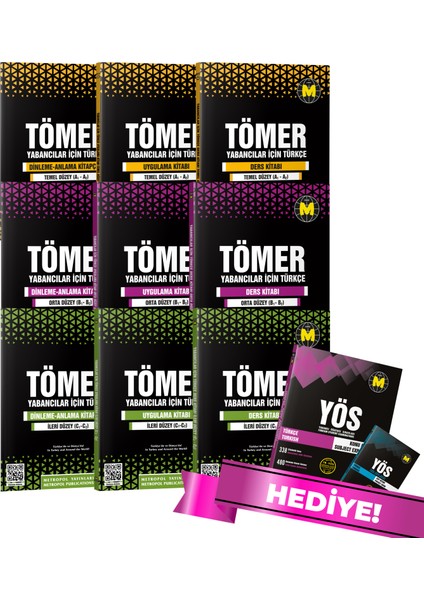 Tömer Set-1 (Tüm Seviyeler Kitap Seti)