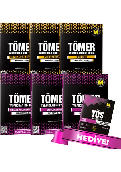 Tömer Set-2 (Temel ve Orta Seviye Kitap Seti)