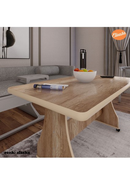 Tekerlekli Mdf Masa %100 Mdf Mutfak Masası Orta Sehpa Yemek Masası modelleri