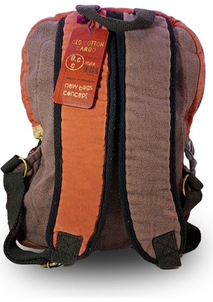 5017-1 New Patchwork Sırt Çantası Kahve fırsatları