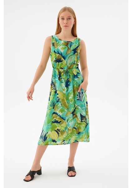 Desenli Kadın Elbise 25Y0154K1 fiyatları