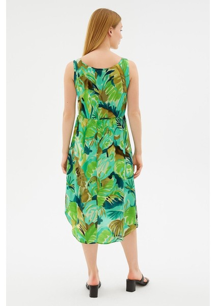 Desenli Kadın Elbise 25Y0154K1 modelleri