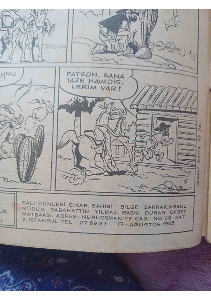 Kıt 1965 Basımı No 3 Kapak Hayri 36 Sayfa 100 Kuruşluk 60 Yila Ragmen Cok Iyi Durumdadır modelleri