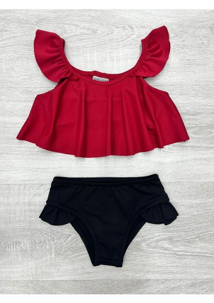 Fırfır Detaylı 2 Li Mayo Takım