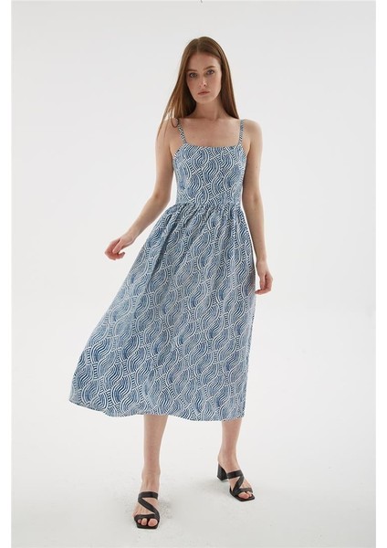 Askılı Desenli Kadın Elbise 25Y0284K1 fiyatları