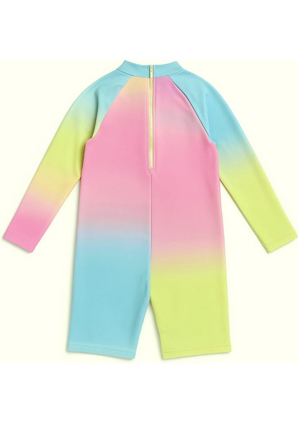 Kız Cocuk Uzun Kollu ve Fermuarlı Mayo Takımı 3 -10 Yas 11908 fiyatları