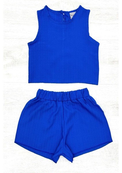 Serin Şortlu Kız Çocuk Takım