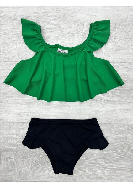 Fırfır Detaylı 2 Li Mayo Takım