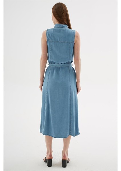 Kadın Denim Gömlek Elbise 25Y0384K1 fırsatları