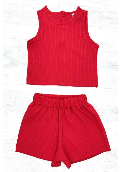 Serin Şortlu Kız Çocuk Takım