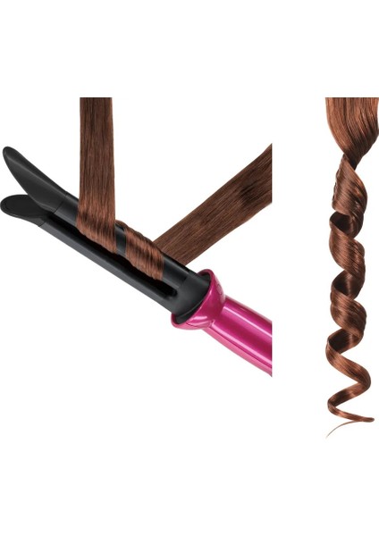 Prosalon S-Waver Saç Şekillendirici Titanyum Plakalı 120-200 °C Isı Ayarı ile fırsatları