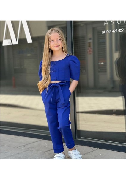 Şık Kız Çocuk Alt Üst Takım