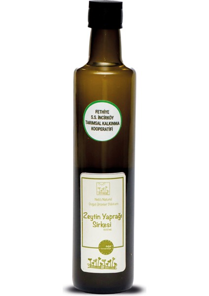 Incirköy-Koop Zeytin Yaprağı Sirkesi 500ML