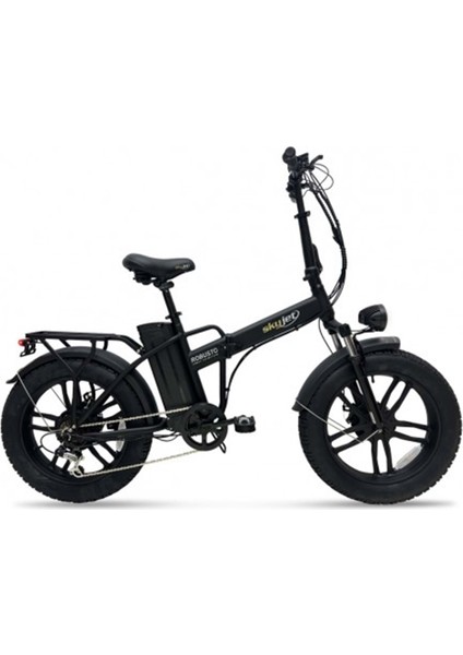 Robusto Pedal Destekli Elektrikli Bisiklet (Siyah)
