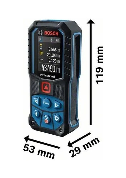 GLM 50-27 C Lazerli Uzaklık Ölçer-Lazer Metre - 0601072T00 fiyatları