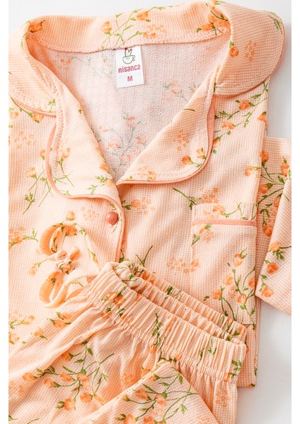 Uzun Kol Gömlek Yaka Kadın Pinterest Pijama Takımı - Mevsimlik Kadın Pijama- Geniş Beden Aralığı fiyatları