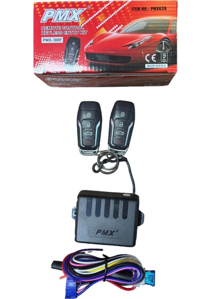 12 Volt Uzaktan Kumanda Açma Kapama Merkezi Kilit Pmx 639